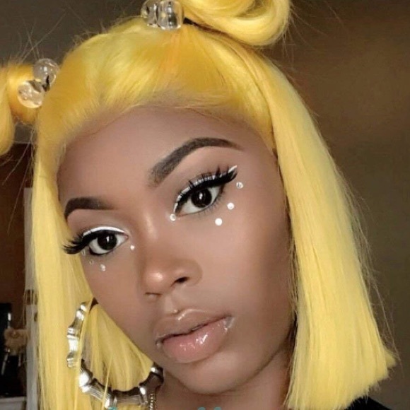 12” LaceFront Human hair colored bob wigs *NWT*
